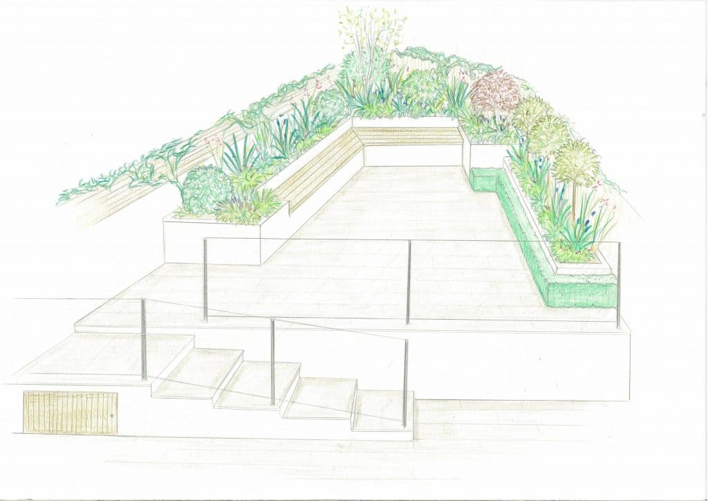 Modern garden design