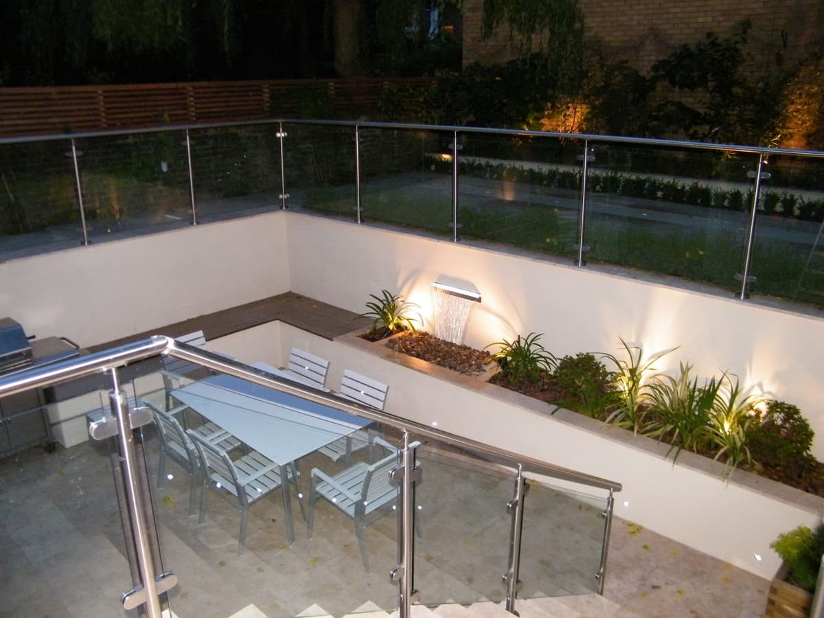 Sunken garden design