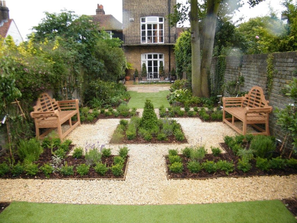 Traditional garden design