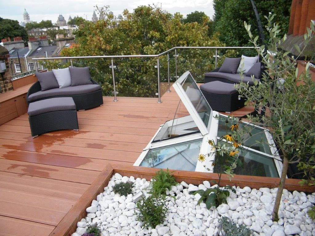 Roof garden design