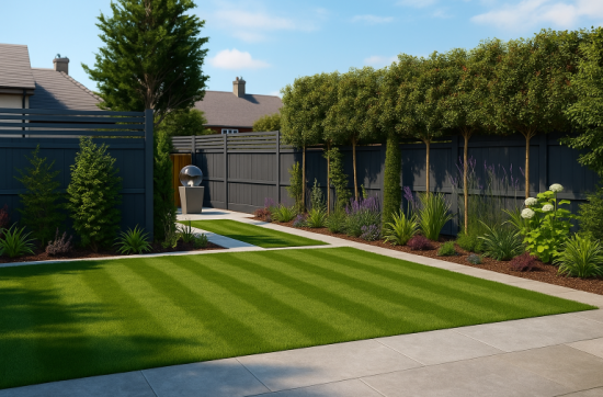 3D garden design render