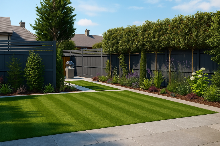 3D garden design render